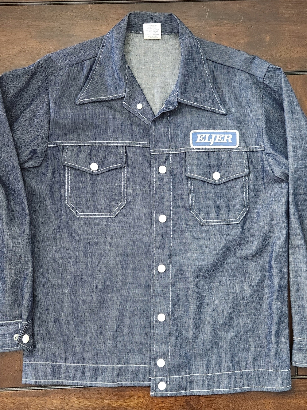 ELJER Denim Work Shirt Jacket - Blue